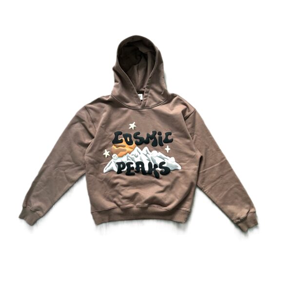 Broken Planet Cosmic Peaks Hoodie Cinder Brown