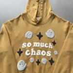 Broken Planet Market So Much Chaos Hoodie Mustard Yellow