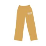 Broken Planet Market Straight Leg Sweatpants Mustard Yellow