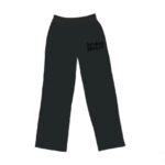 Broken Planet Market Straight Leg Sweatpants Soot Black